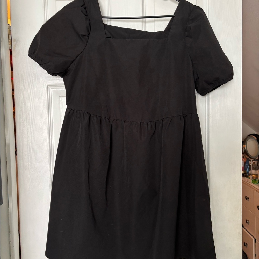 Black babydoll dress